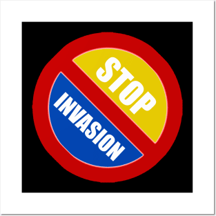 Stop Invasion Of Ukraine Posters and Art